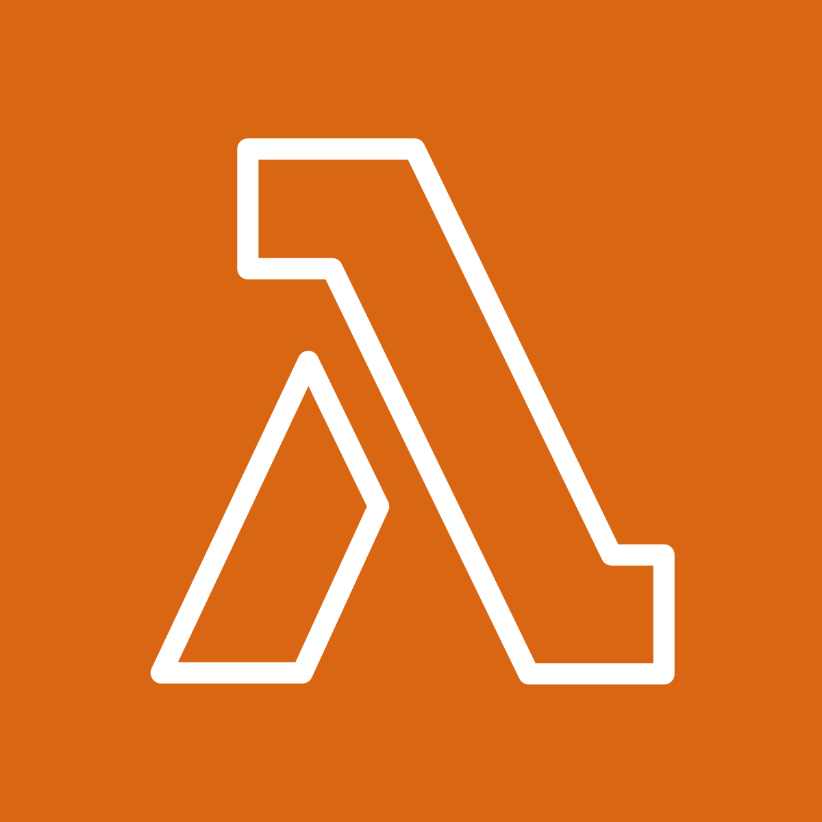 AWS lambda Service logo